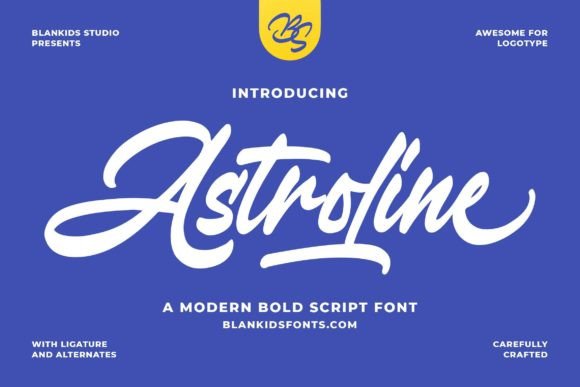 Astroline Font for Modern Web Design
