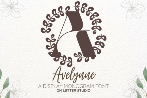 Avelynne Monogram Font for Web Design