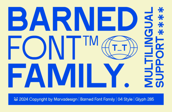 Barned: A Sleek Sans Serif for Modern Branding