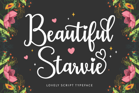 Beautiful Starvie: A Refined Script Typeface for Editorial Design
