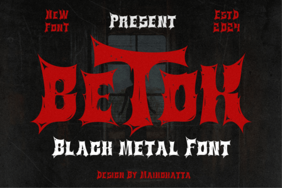 Betok: A Blackletter Font for Bold Branding