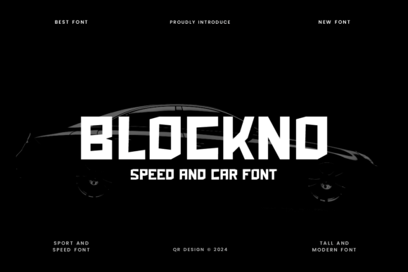 Blockno: A Bold Font for Handmade Creativity