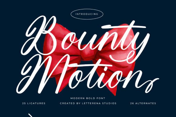 Bounty Motion Font for Professional Branding