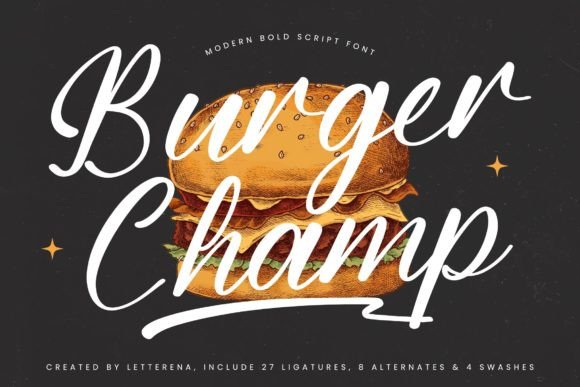 Burger Champ Font for Modern Editorial Design