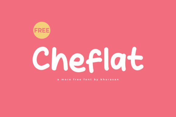 Cheflat: A Modern Display Font for Bold Branding