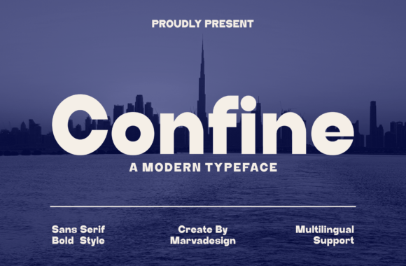 Confine: A Modern Font for Clean and Stylish Editorial Design