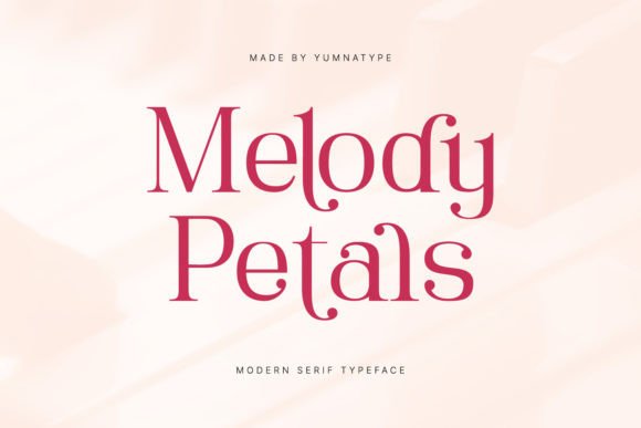 Enhance Your Brand with the Melody Petals Serif Font