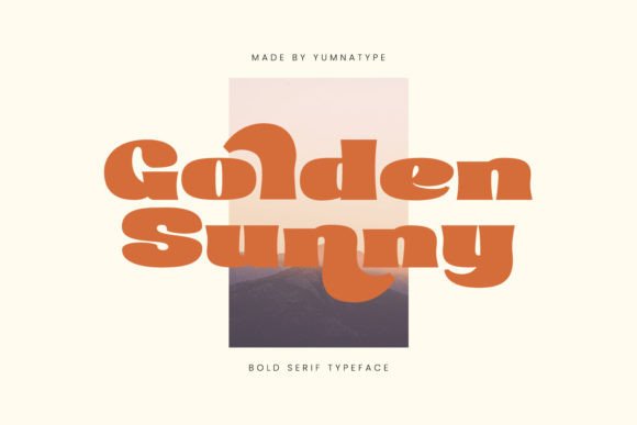 Golden Sunny: A Serif Font for Warmth and Elegance