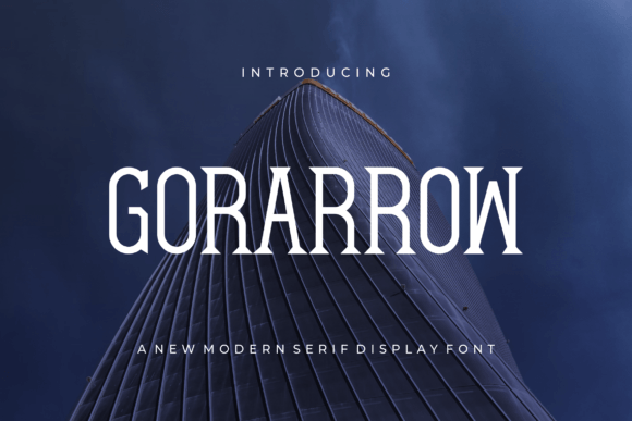 Gorarrow Serif Font for Modern Branding
