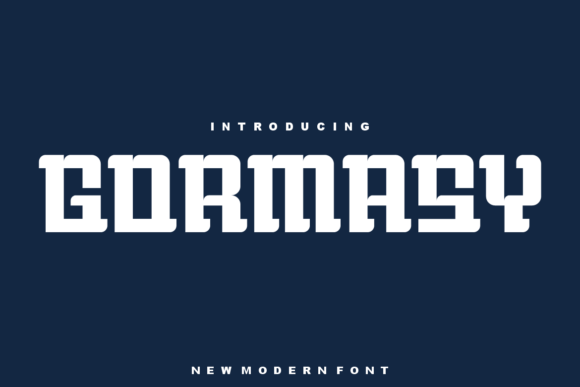 Gormasy: A Modern Serif Font for Bold Editorial Design