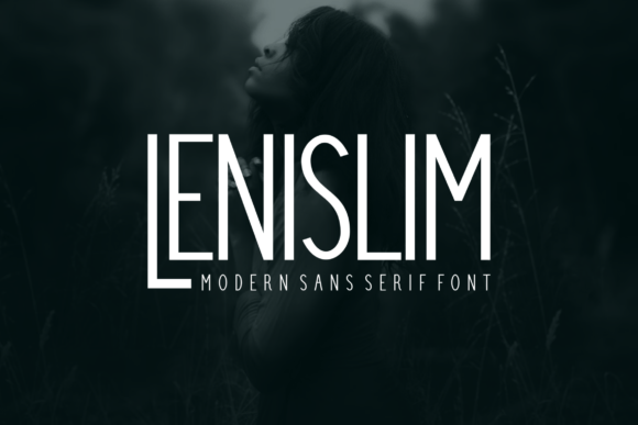 Lenislim: A Modern Sans Serif Font for Clean Editorial Design