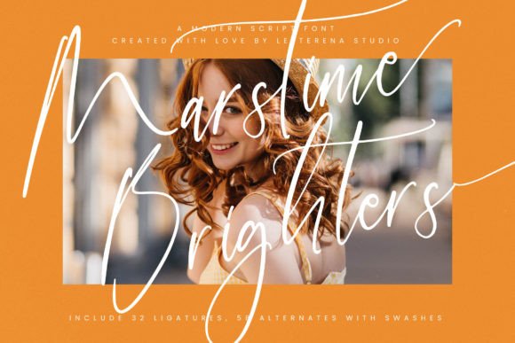 Marstime Brighters: A Luxurious Script Font for Digital Design