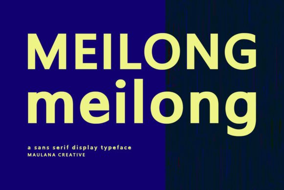 Meilong: A Modern Sans Serif Font for Bold Editorial Design