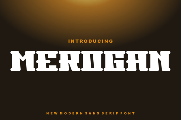 Merogan - A Bold Sans Serif Font for Modern Branding