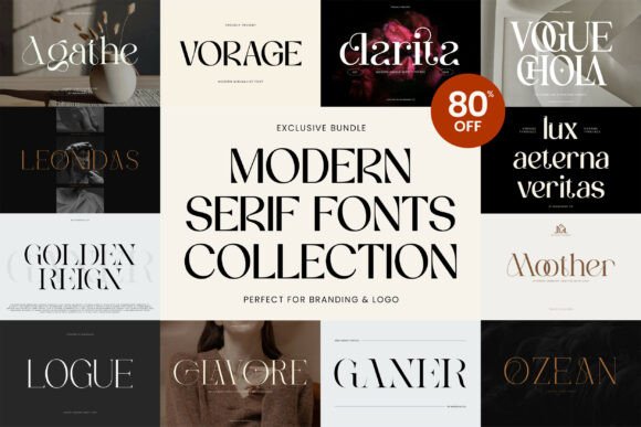 Modern Serif Bundle for Campaign Design