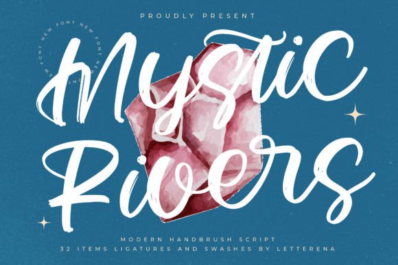 Mystic Rivers Font for Handmade Creations