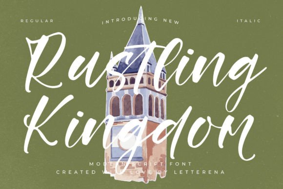 Rustling Kingdom Font Review for Web Design