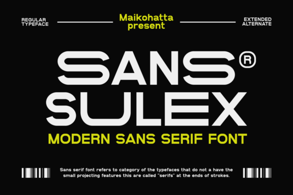 Sans Sulex: A Modern Sans Serif for Digital Branding