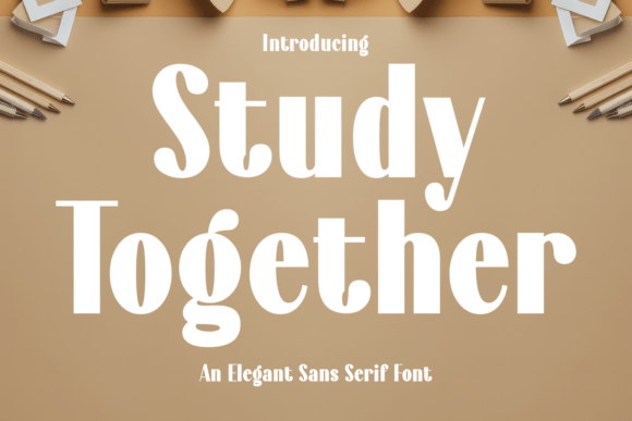 Study Together Sans Serif Font for Web Design