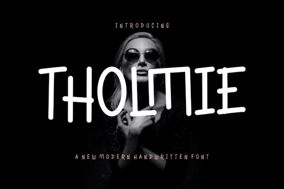 Tholmie Font for Handmade and Commercial Projects