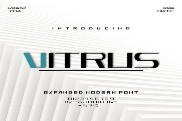 Vitrus Font for Handmade Creations